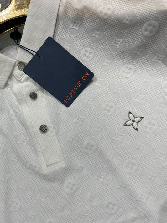 LOUIS VUITTON || All Over Logo Printed Designer Fabric T-shirt For Men - FASHION MYST