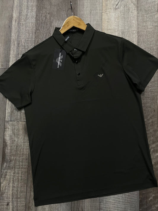 EMP*RIO ARM*NI || Luxury Short Sleeves Polo T-Shirt - FASHION MYST