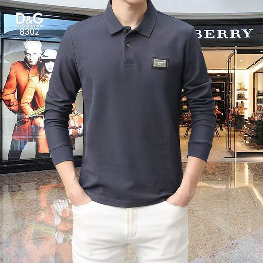 DOLCE & GABBANA || Cotton Pique Polo T-Shirt With Iconic Badge Logo - FASHION MYST