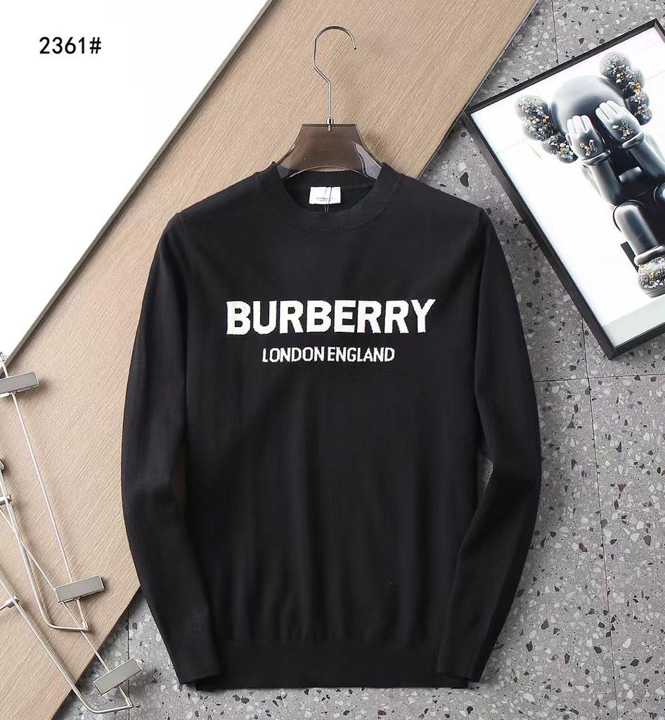 BURBERRY || Intarsia-Knit Logo Jumper Pullover – FASHION MYST