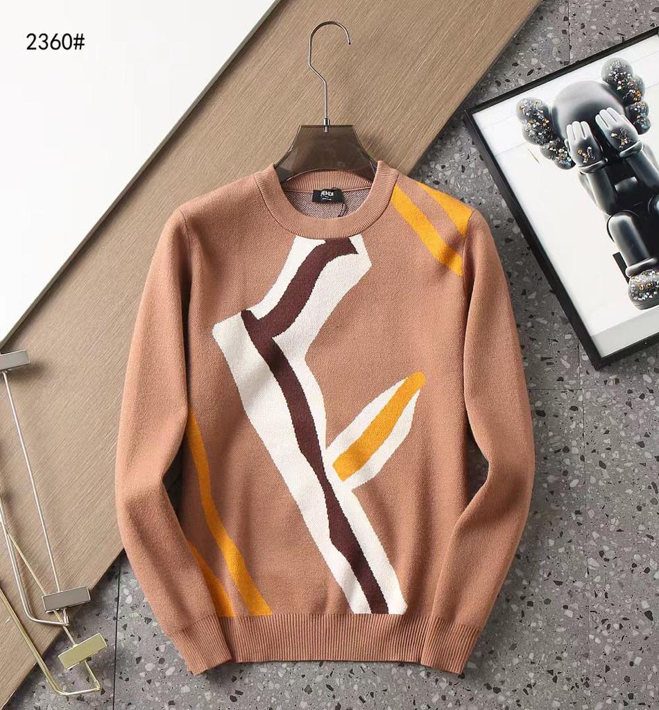 Mens Fendi Ff Jumper FENDI || Men's FF Fragment Wool Jumper