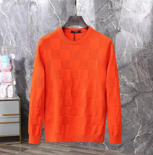 Premium Branded Square Textured Pullover - FASHION MYST