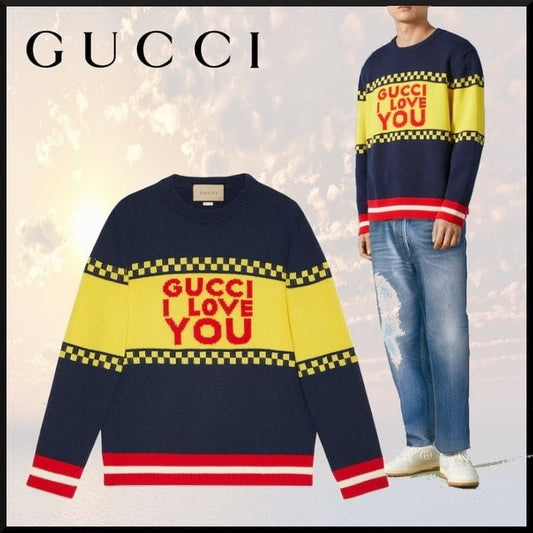 PREMIUM COTTON WOOL JUMPER WITH INTARSIA - FASHION MYST