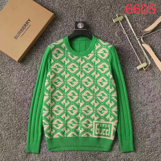 Premium G Rhombus Cotton-Wool Sweater - FASHION MYST