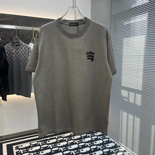 FASHION MYST ROUND NECK TSHIRT BALENCIAGA || WASHED DOWN" UNISEX MEN WOMEN STREETWEAR GRAPHIC T-SHIRT