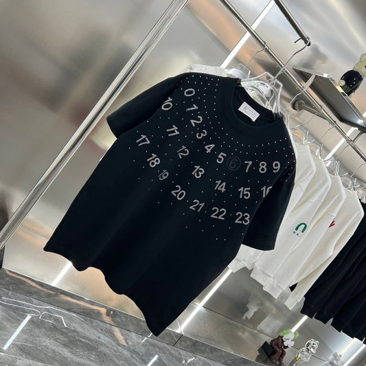 MAISON MARGIELA ||Black Drop Shoulder T-Shirt - FASHION MYST