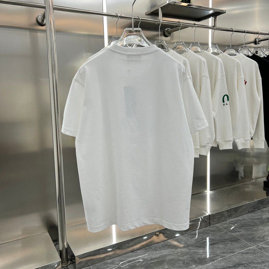 MAISON MARGIELA || White Drop Shoulder T-Shirt - FASHION MYST