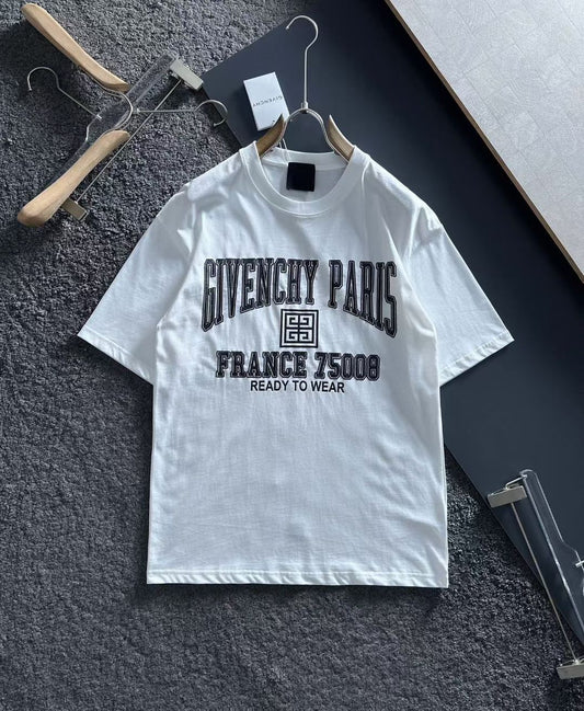 GIVENCHY || Givenchy Paris Logo Drop Down Shoulder T-Shirt Regular - FASHION MYST