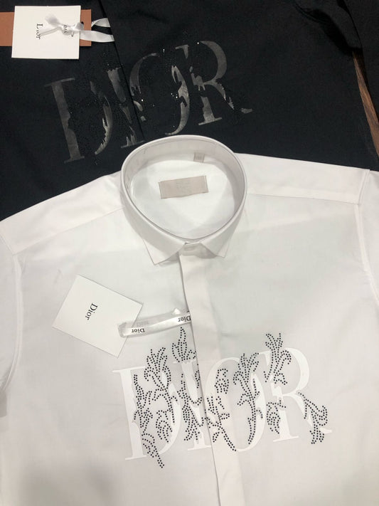 CHRISTIAN DIOR || PREMIUM DIOR LOGO WITH SWAROVSKI DESIGN - FASHION MYST