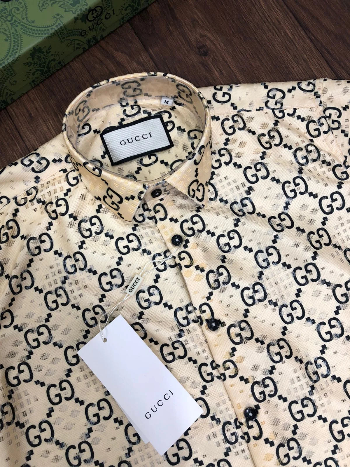 Gucci pattern shirt shop