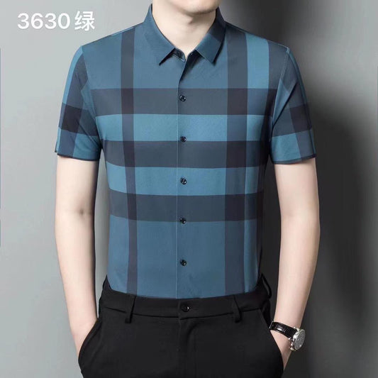 IMPORTED LYCRA HALF SLEEVES SHIRT - FASHION MYST