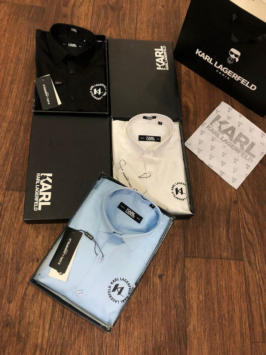 Latest Formal Shirt With Printed Initial - FASHION MYST