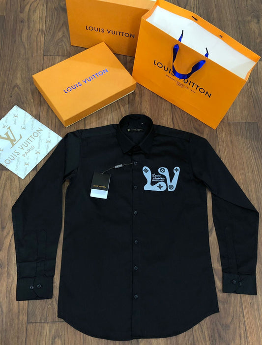 Latest Formal Shirt With Printed Initial - FASHION MYST