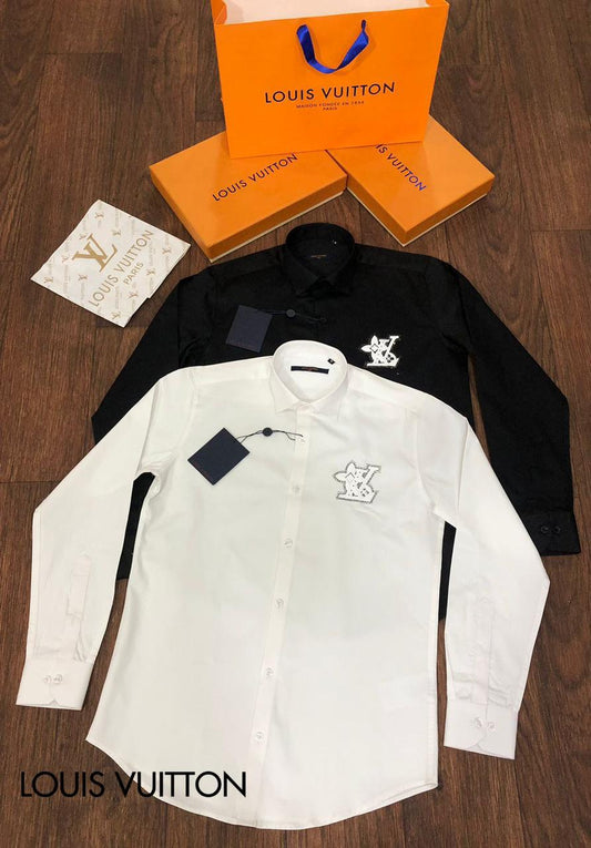 Latest Formal Shirt With Printed Initial - FASHION MYST