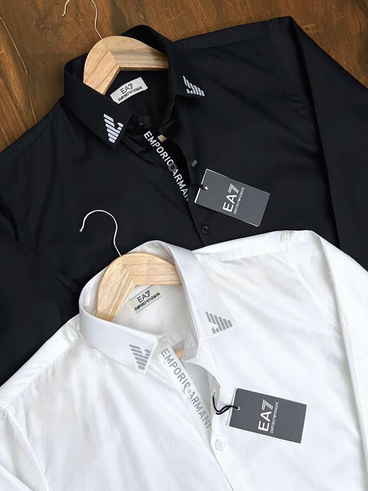 Latest Patched Logo Shirt For Men - FASHION MYST