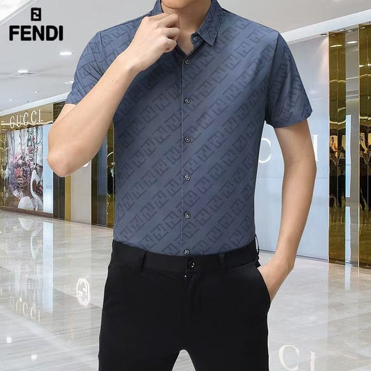 Luxury Fully Strechable Short Sleeves Shirt - FASHION MYST