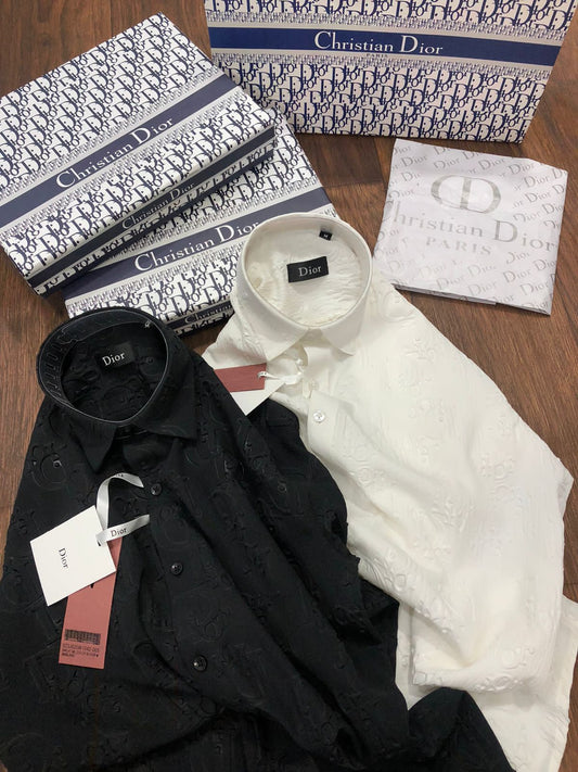 CHRISTIAN DIOR || Dior Logo Crush Lycra Shirt For Men - FASHION MYST