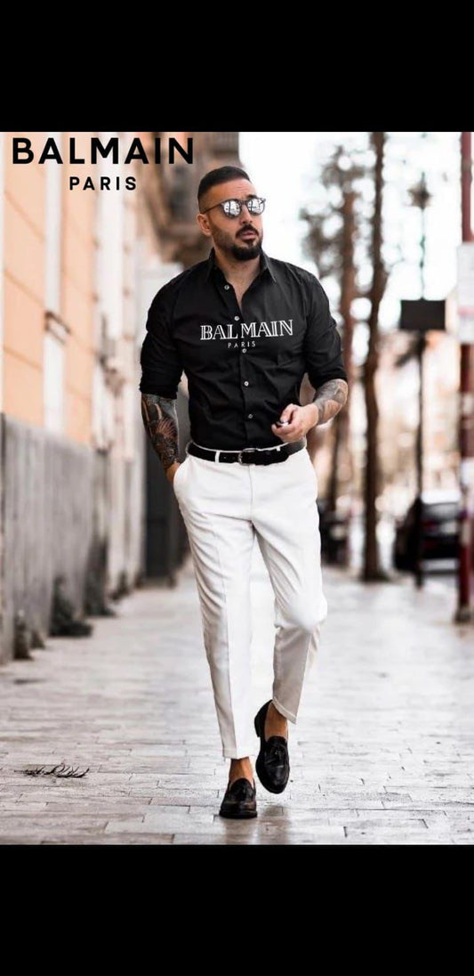 BALMAIN || Balmain Paris Logo-Print T-Shirt - FASHION MYST