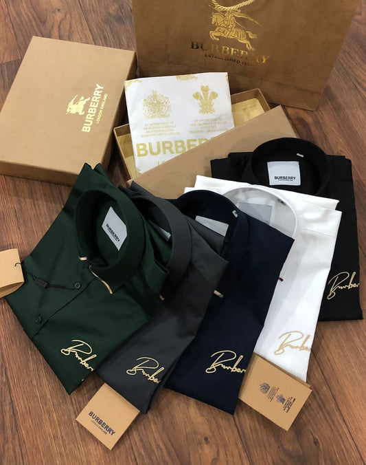 BURBERRY || Burberry Signature Polo Shirt For Men - FASHION MYST