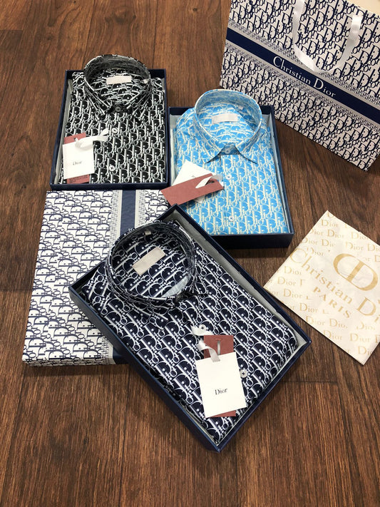 CHRISTIAN DIOR || Dior Oblique Overshirt Cotton Jacquard - FASHION MYST