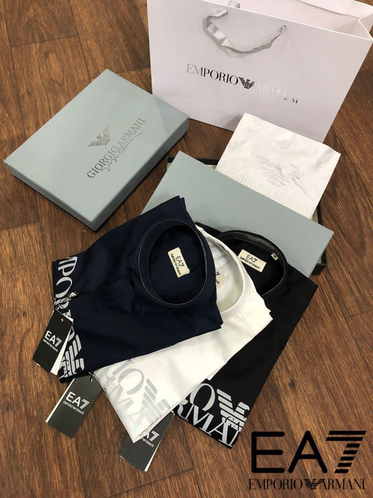 EMPO*IO ARM*NI || Brand Reflector Logo Printed Shirt - FASHION MYST