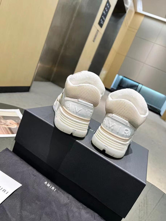 AMIRI || MA-1 IN White And Beige Sneaker - FASHION MYST