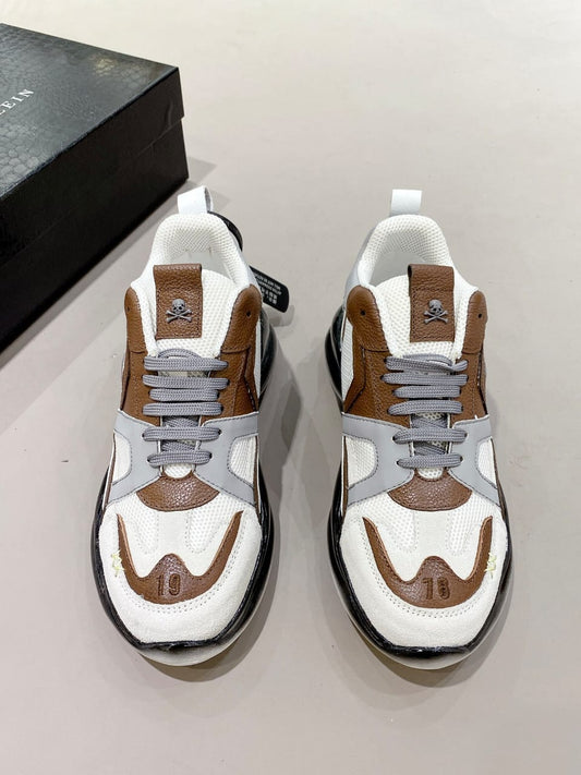 PHILIPP PLEIN || TOP NOTCH QUALITY CALF LEATHER SNEAKERS - FASHION MYST