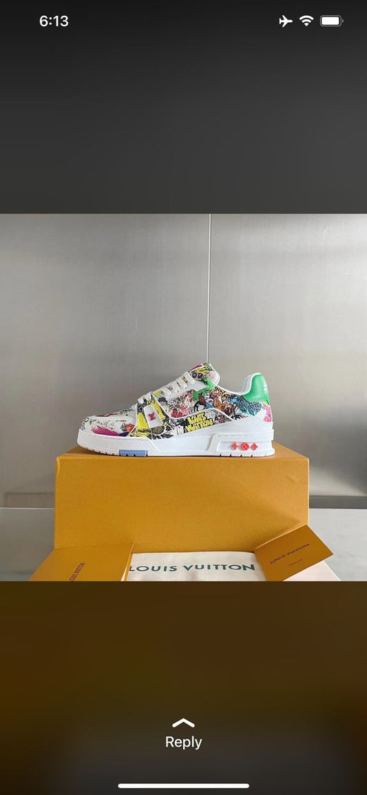 PREMIUM TRAINER COMIC MOTIFS MULTI PRINT - FASHION MYST