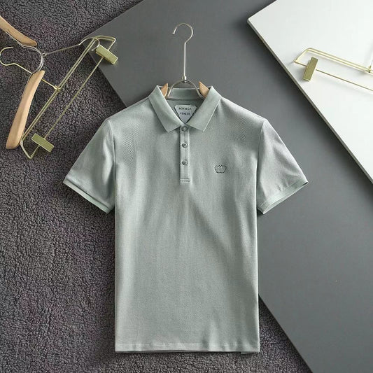 BOTTEGA || Men's Destroyed Embroidered Logo Polo T-Shirt - FASHION MYST