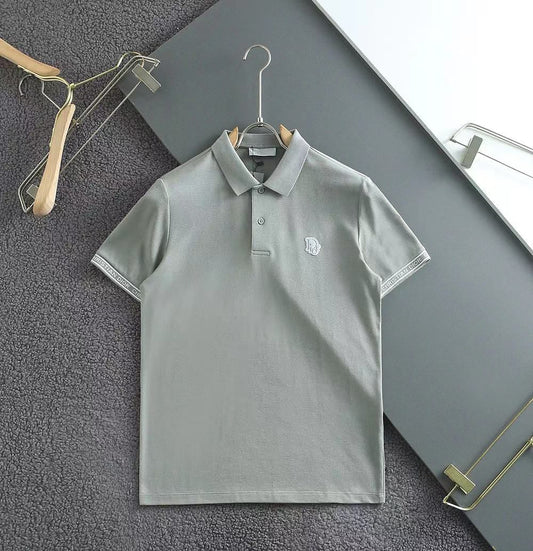 CHRISTIAN DIOR || Regular-Fit Cotton Pique Polo T-Shirt With Logo Embossed - FASHION MYST