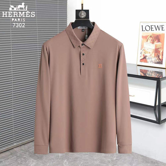 HERMES || PIQUE POLO SHIRT / LONG-SLEEVE - FASHION MYST