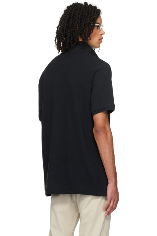 POLO RALPH LAUREN || Piqué Polo Black T-Shirt Classic Fit - FASHION MYST