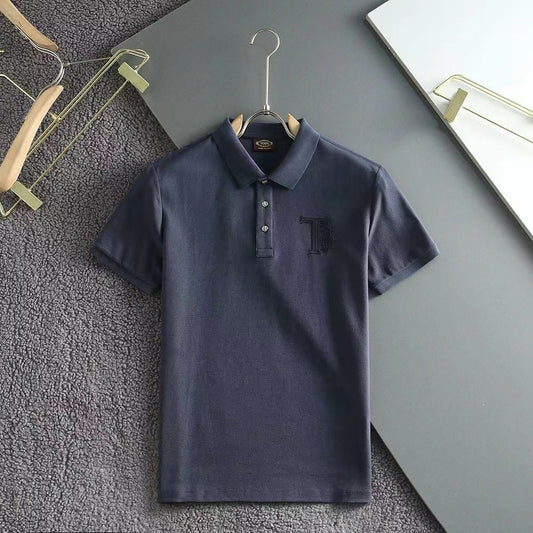 TOD'S || Embossed-Logo Short-Sleeve Polo T-Shirt - FASHION MYST