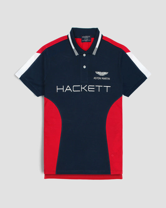 HACKETT|| Aston Martin Racing AMR SS - Polo T-Shirt - FASHION MYST