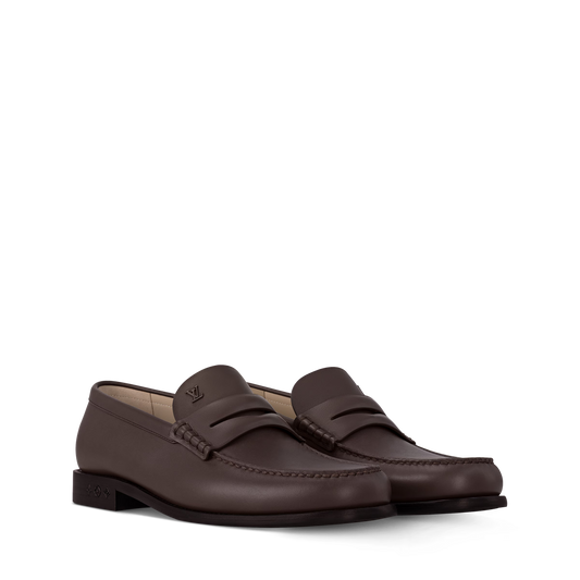 LOUIS VUITTON || Louis Loafers – Timeless Brown Elegance