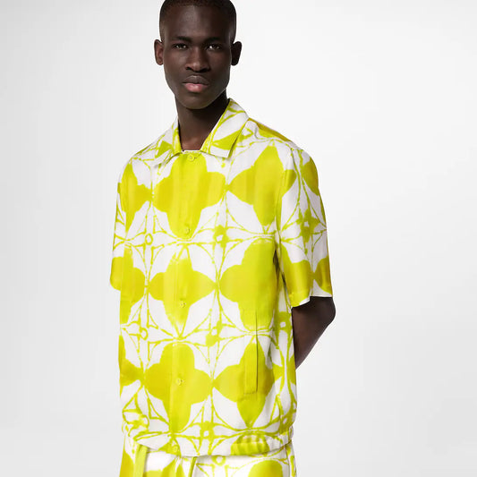 LOUIS VUITTON || Monogram Shibori Short-Sleeved Shirt - FASHION MYST