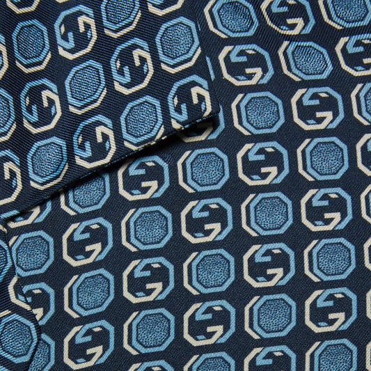 GUCCI || Silk GG Logo Print Shirt - FASHION MYST