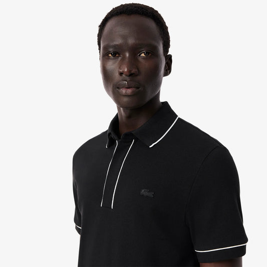 LACOSTE || Men's Sport Miami Open Edition Piped Technical Piqué Polo- FASHION MYST