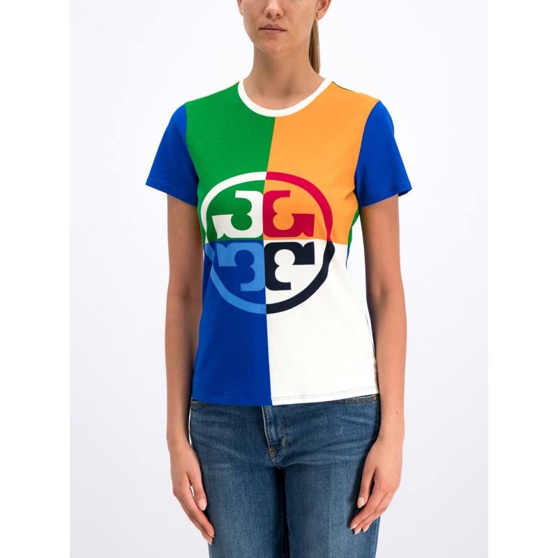 TORY BURCH || Colour-block Logo Tees For Women – FASHION MYST