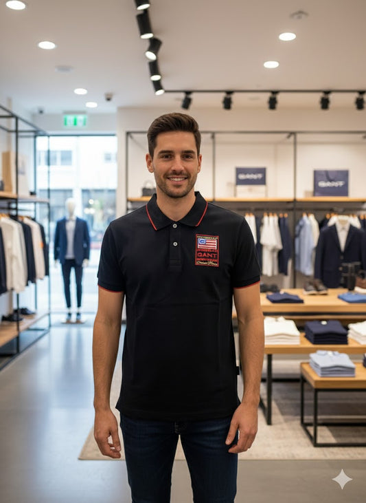 GANT || Men’s Premium Cotton Pique Polo Shirts – New Haven Sailing Heritage Collection FASHION MYST