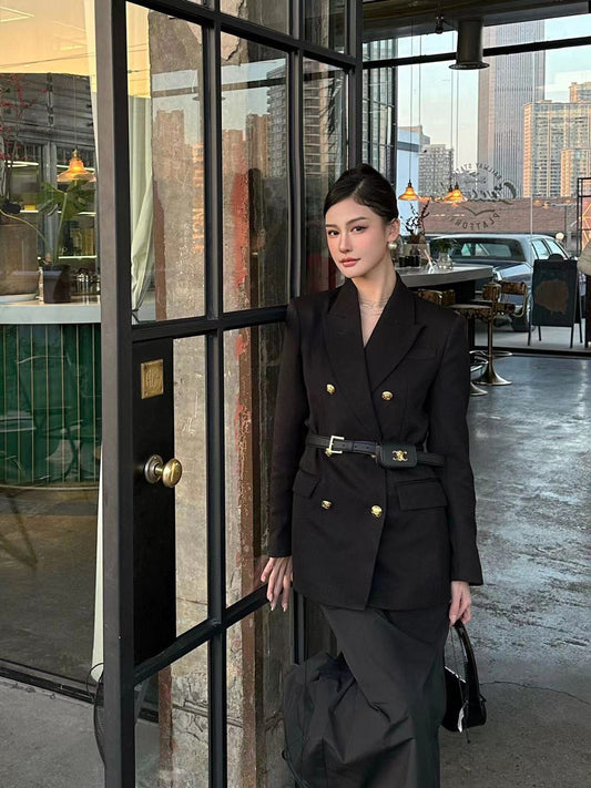 CELINE Letters Line Womens Designer Blazer Jacket