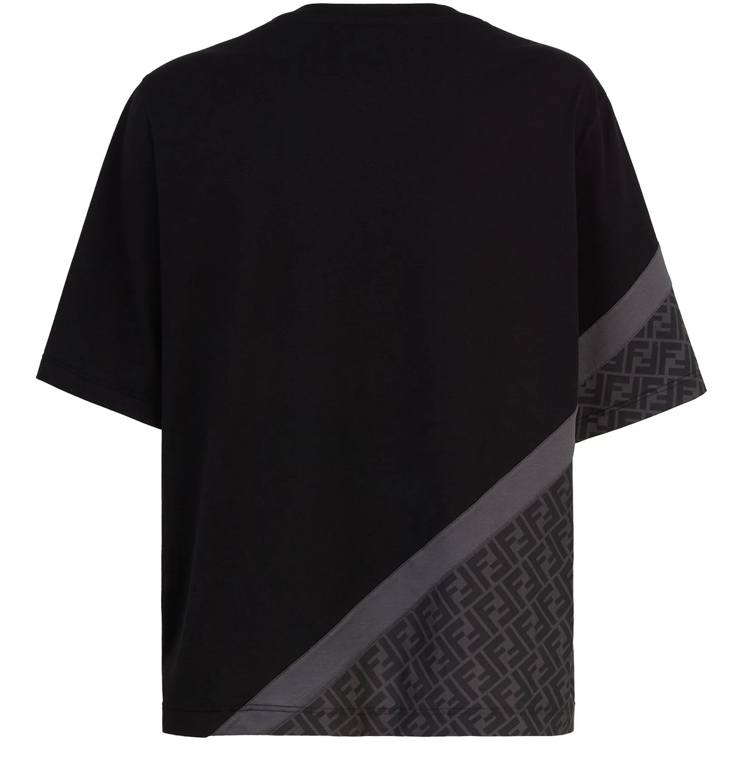 FENDI || Men's Diagonal FF- Graphic Logo Print T-Shirt