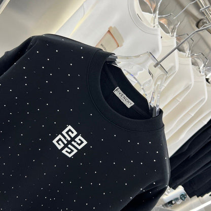 GIVENCHY || Black 4G Stars Sweatshirt In Black - FASHION MYST 