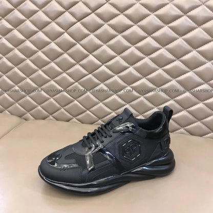 PHILIPP PLEIN || Top Notch QUALITY CALF LEATHER SNEAKERS