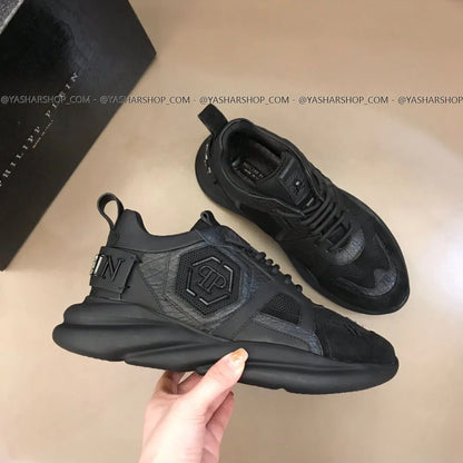 PHILIPP PLEIN || Top Notch QUALITY CALF LEATHER SNEAKERS