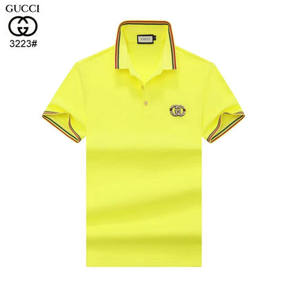 GUCCI || Cotton Polo Shirt With GG Logo - FASHION MYST 