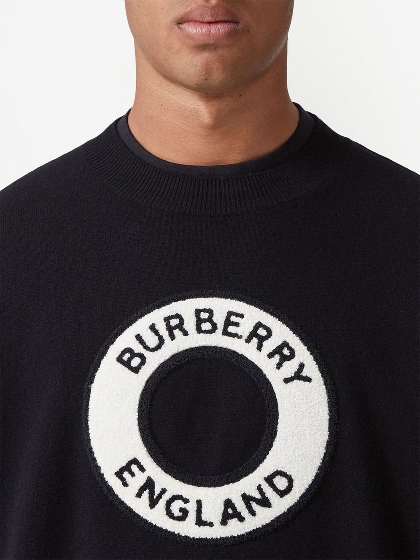 Burberry || Logo Graphic Appliqué Jumper Pullover - FASHION MYST 