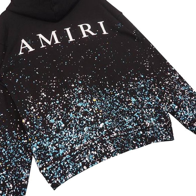 AMIRI || MA Crystal Painter Hoodie Black - FASHION MYST 