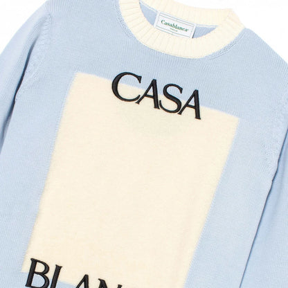 CASABLANCA || Logo Dégradé Intarsia Jumper Pullover