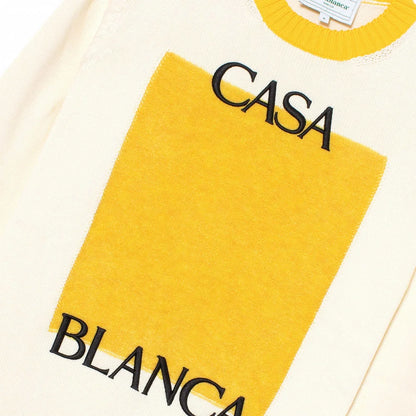 CASABLANCA || Logo Dégradé Intarsia Jumper Pullover